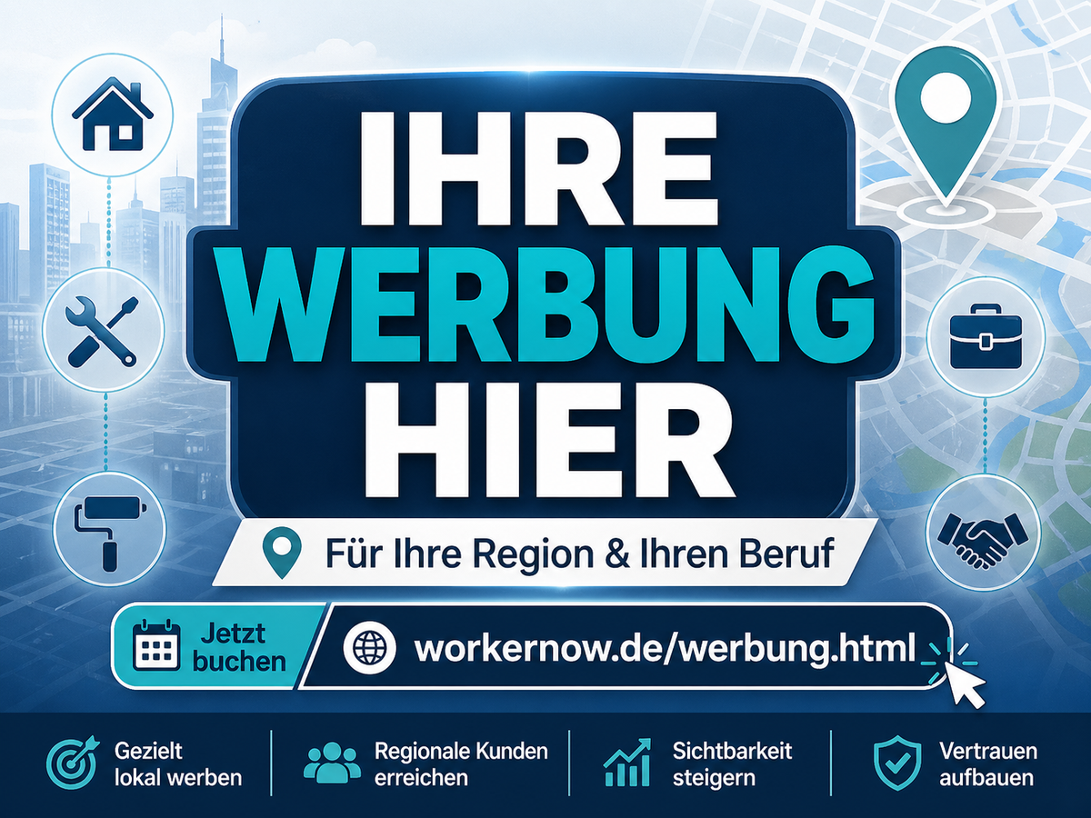 Ihre Werbung hier – Werbefläche für Ihre Region und Ihren Beruf buchen
