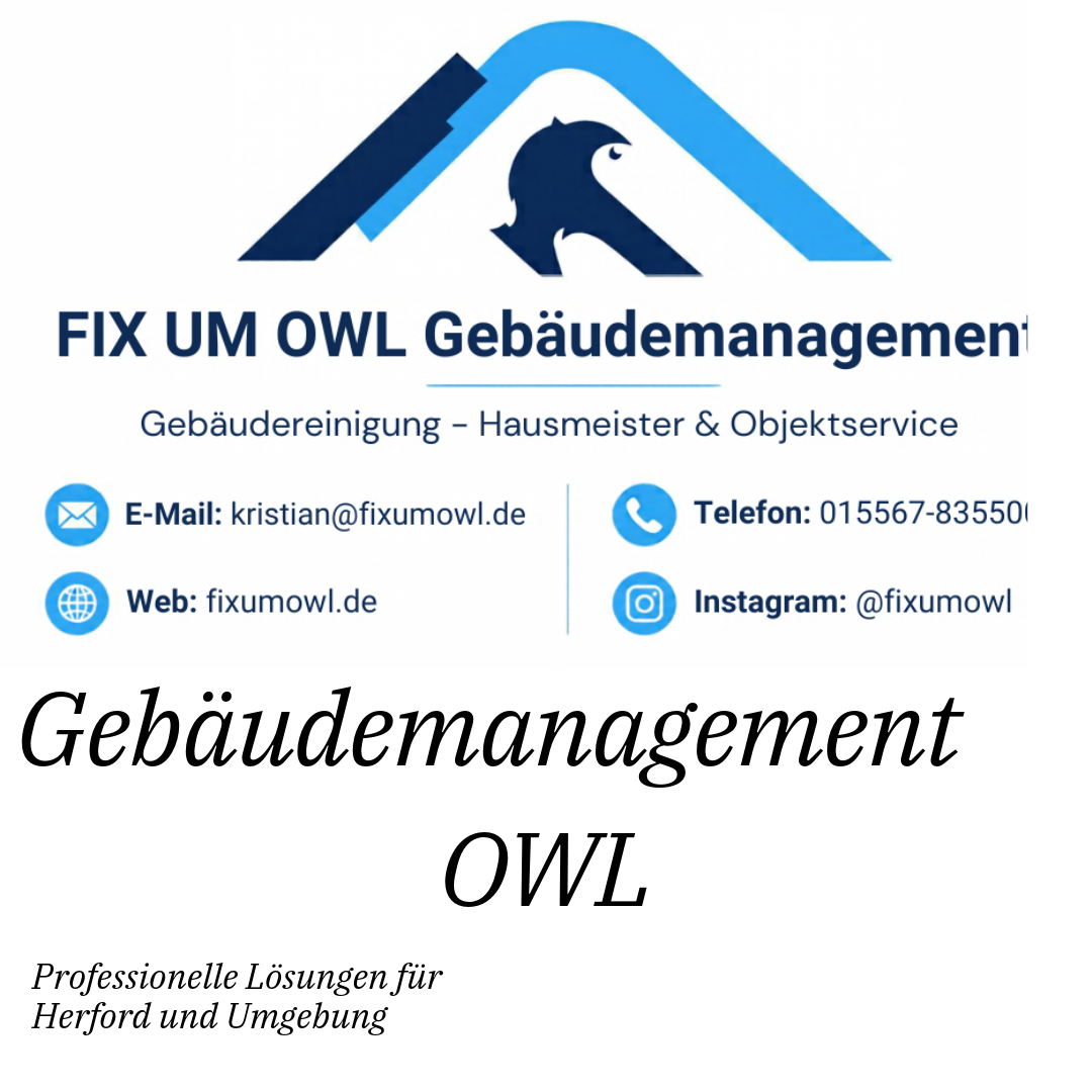 Logo von FIX UM OWL Gebäudemanagement