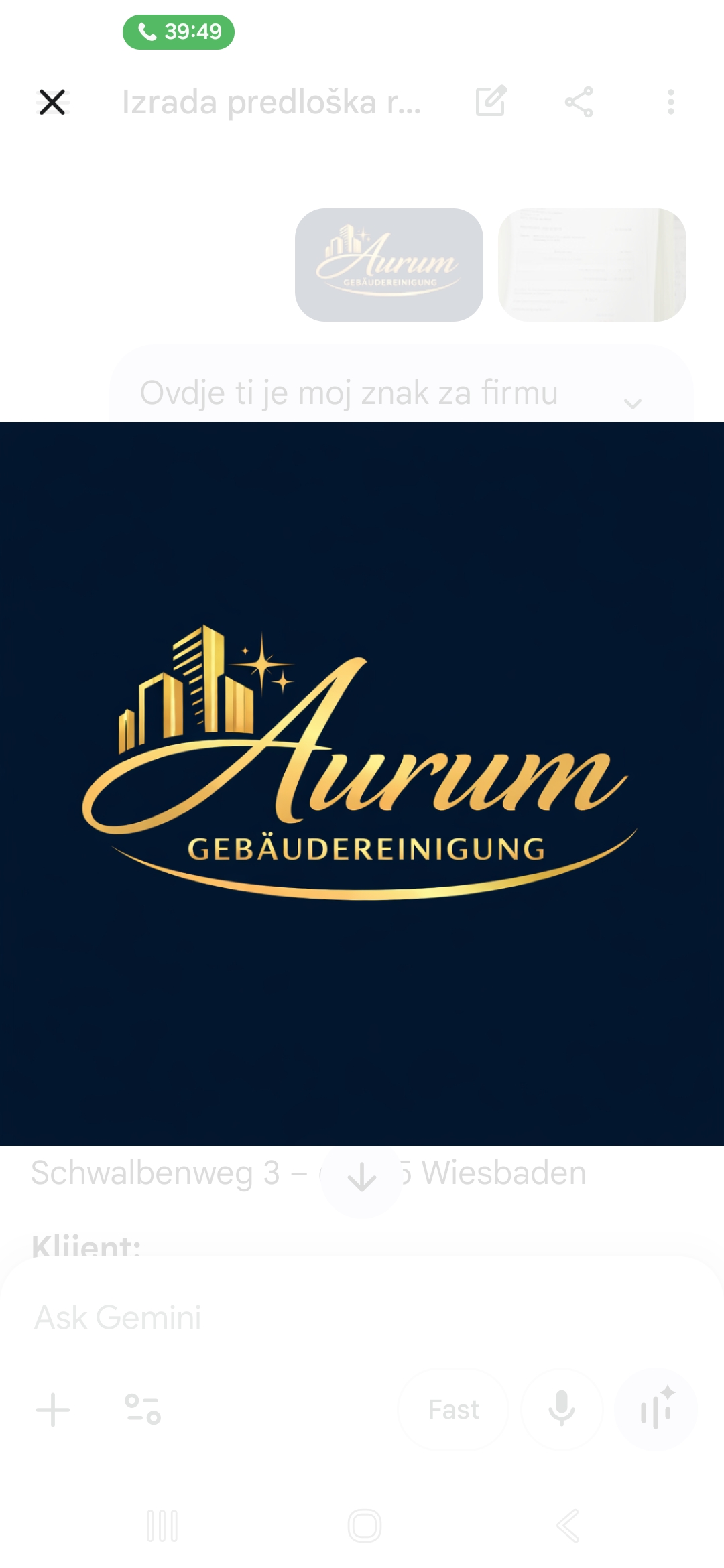 Logo von Aurum Gebäudereinigung