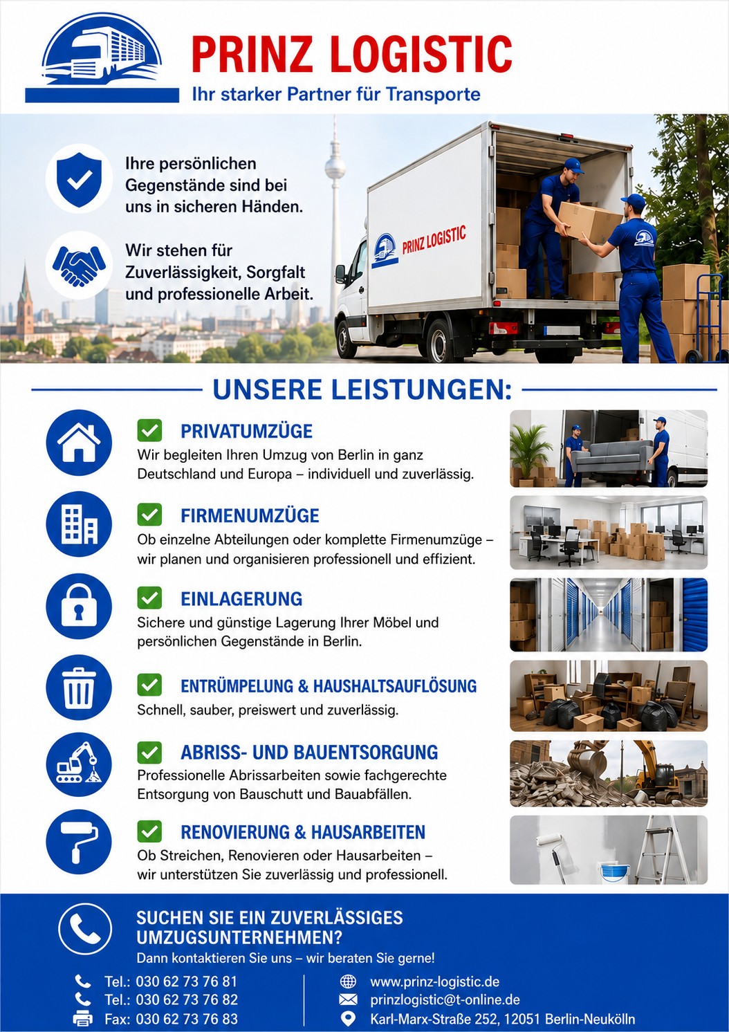 Referenzbild von Prinz Logistic